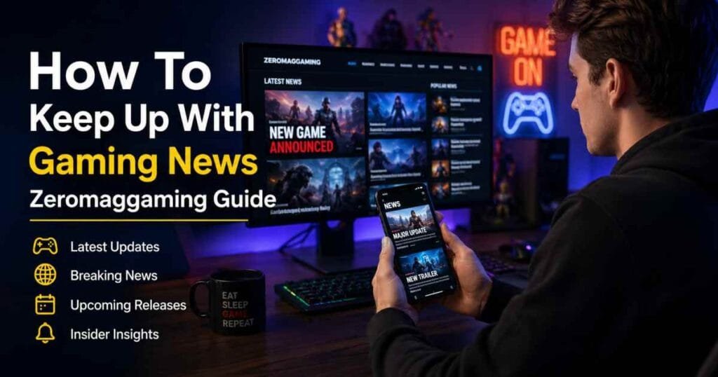 How to keep up with gaming news zeromaggaming