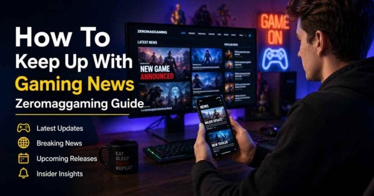How to keep up with gaming news zeromaggaming