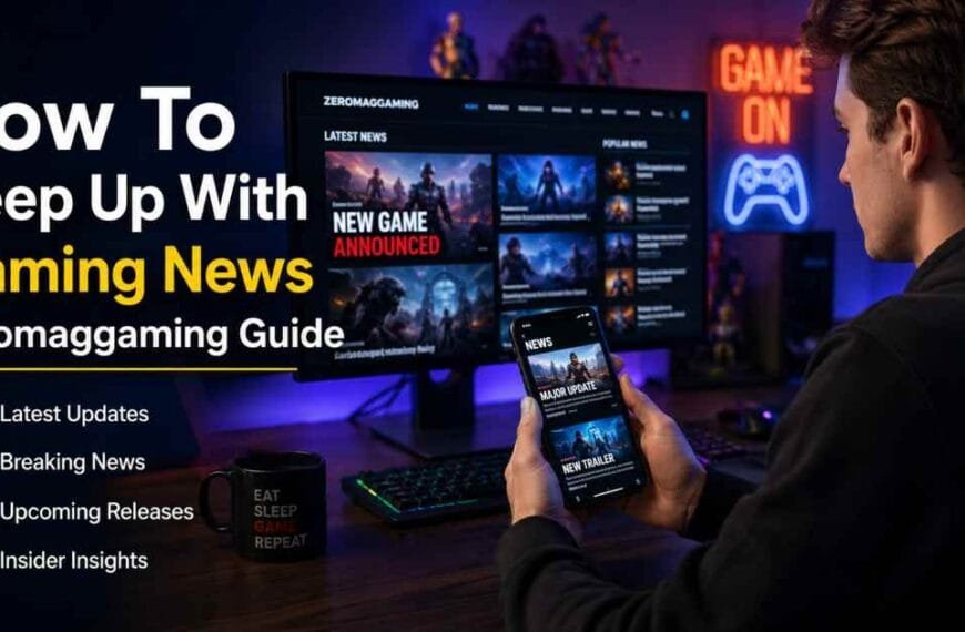 How to keep up with gaming news zeromaggaming