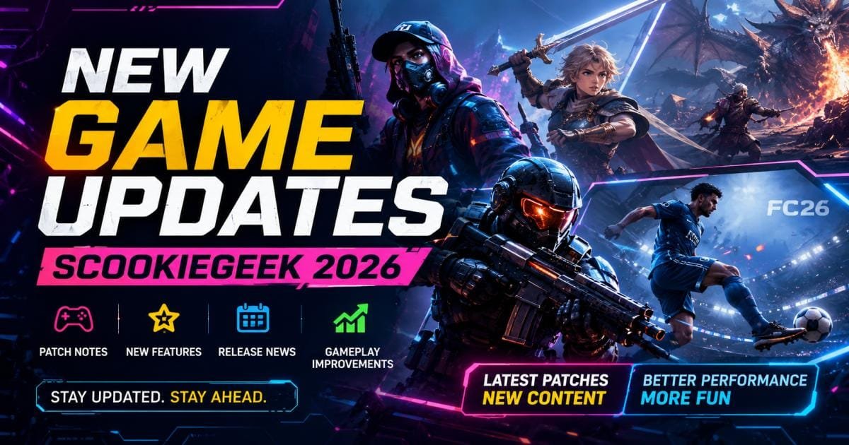 New Game Updates ScookieGeek 2026: Latest News & Patch Notes - Scookievent