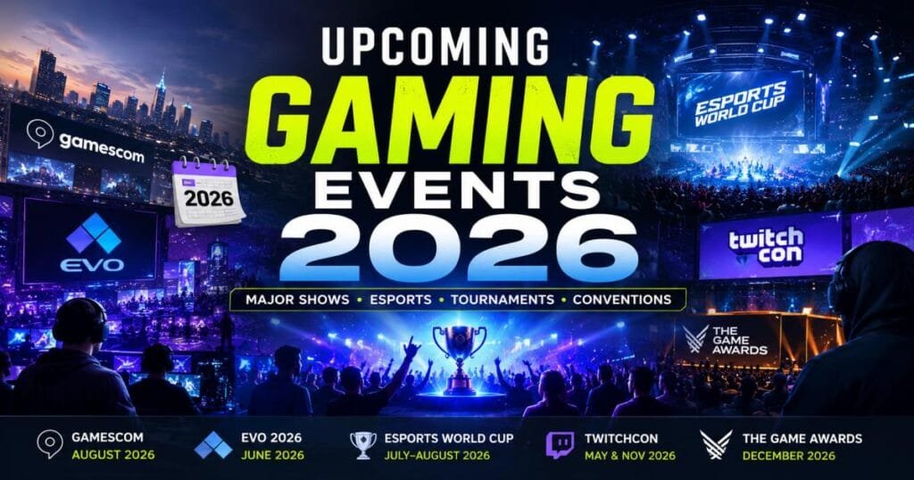 Upcoming Gaming Events 2026: Major Events and Tournaments