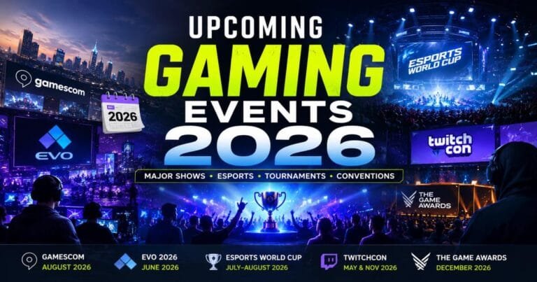 Upcoming Gaming Events 2026: Major Events and Tournaments