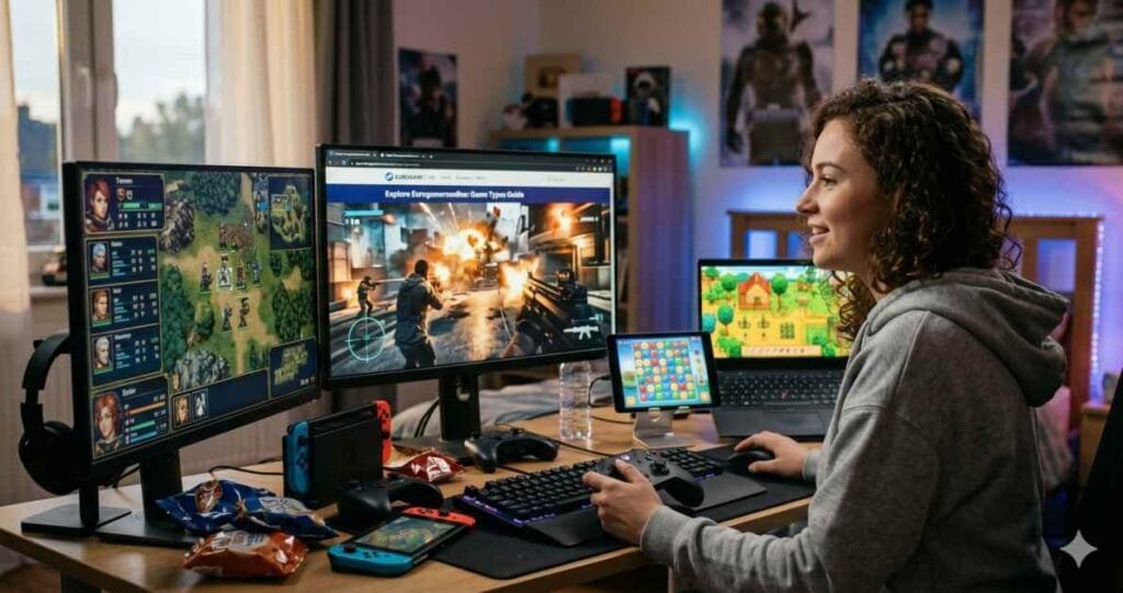 eurogamersonline the different types