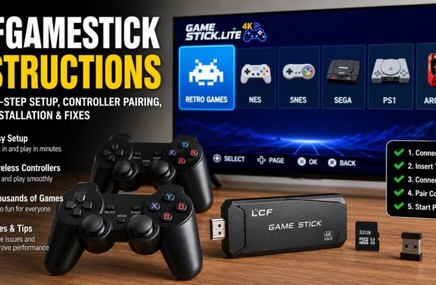Instructions For LCFGameStick: Step-by-Step Setup, Controller Pairing, Game Installation & Fixes