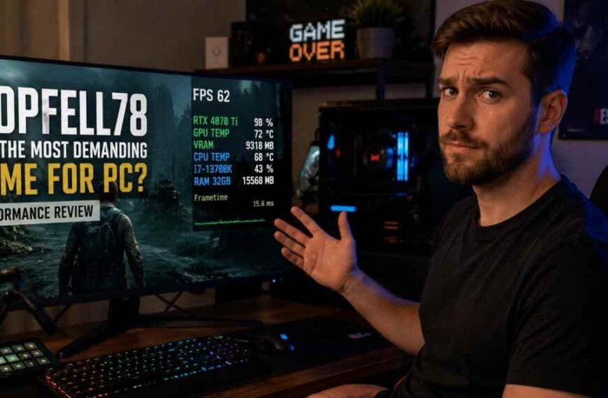 is mopfell78 the most demanding game for pc