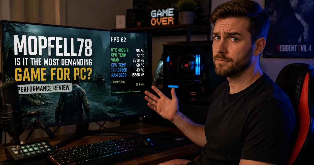 is mopfell78 the most demanding game for pc