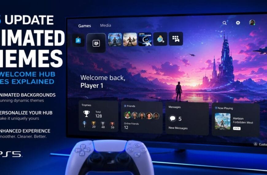 Animated Theme PS5 Update: New Welcome Hub Themes Explained