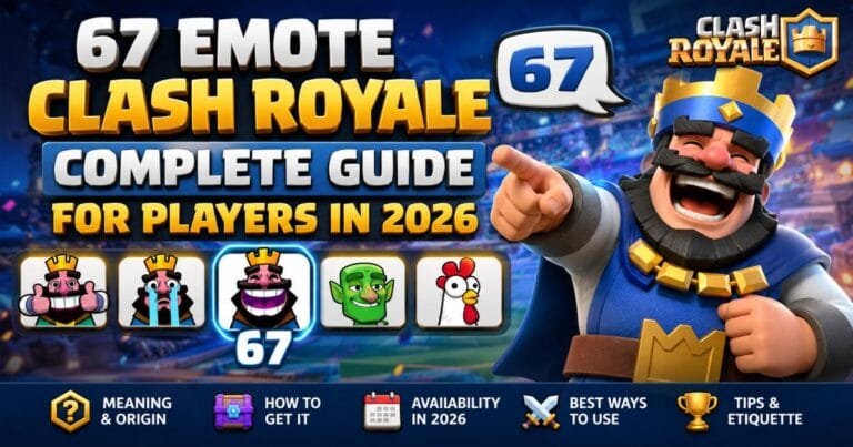 67 Emote Clash Royale: Complete Guide for Players in 2026