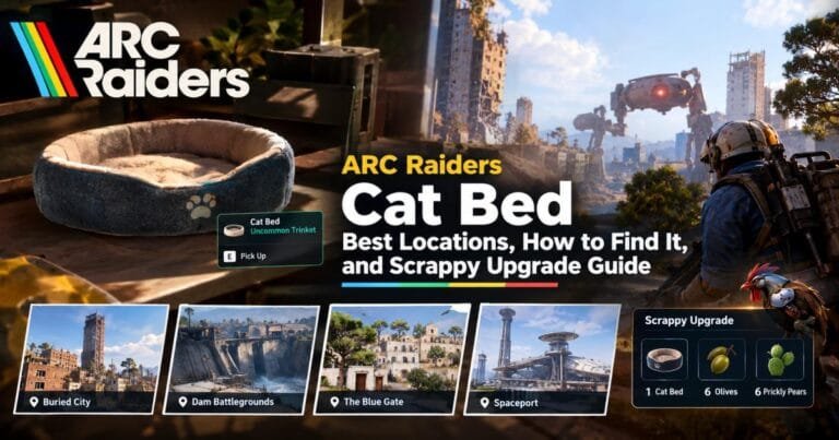 cat bed arc raiders: Best Locations, How to Find It, and Scrappy Upgrade Guide