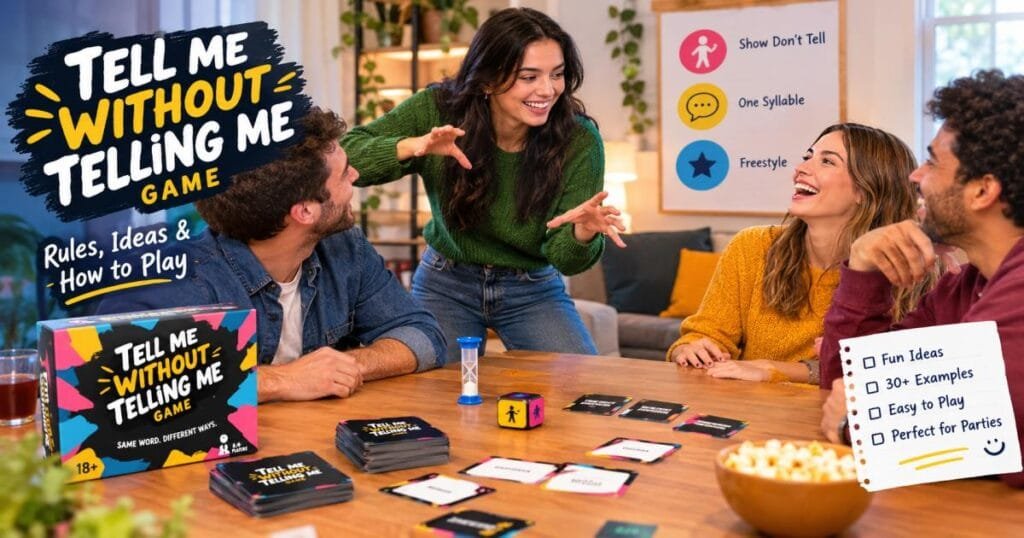 Tell Me Without Telling Me Game: Rules, Ideas & How to Play