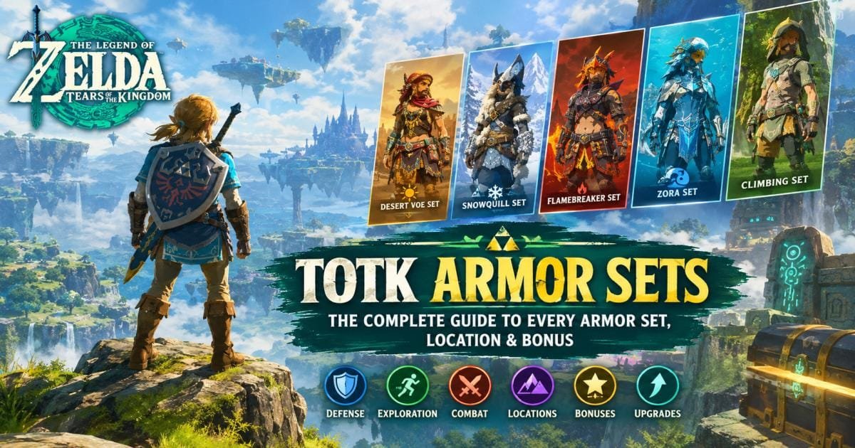 TOTK Armor Sets: The Complete Guide to Every Armor Set, Location & Bonus