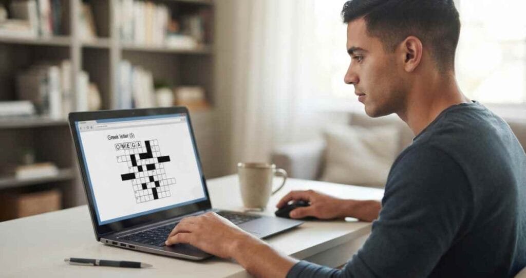 greek letter crossword clue